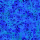 Timeless Treasures Bellagio Leaves Royal Fabric