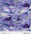 P & B Textiles Fluidity Purple Wide Back Fabric