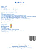 Fiberworks Be Brave Lion Collage Pattern