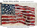 Fiberworks The Red, White And Blue Flag Collage Pattern