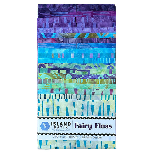 Island Batik Fairy Floss Batik Strip Pack