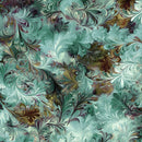 MDG Fantasia Chocolate Mint 108" Digital Wide Back Fabric