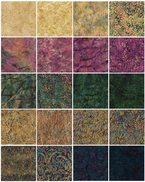 Island Batik Flowing Meadow Batik Strip Pack