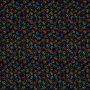 Timeless Treasures Rainbow Cat Paw Prints Fabric