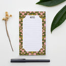 Peppy Petals Green Note Pad