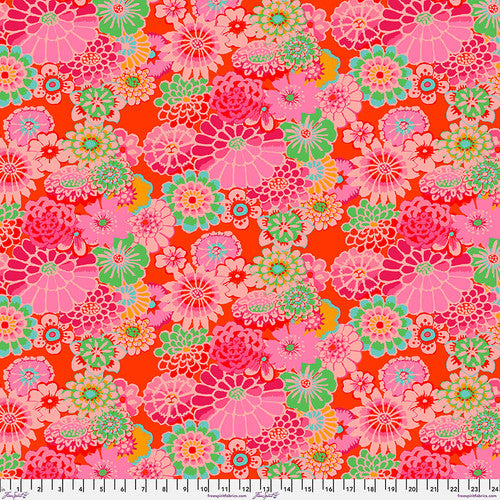  Kaffe Fassett Asian Circles Tomato Fabric