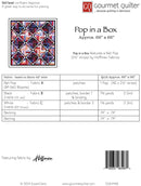 Pop In A Box Quilt Pattern