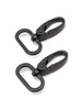 ByAnnie 1 Inch Swivel Hooks Set Of Two Black
