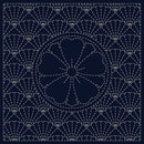 Sashiko Cloth Ken-Zakura Navy