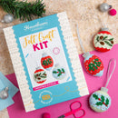 Christmas Baubles Felt Craft Kit For Beginners
