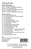 Christmas Bowl Fillers Pattern
