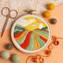 Harvest Time Mini Embroidery Kit For Beginners