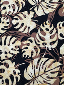 Island Batik Palm Tropical Rayon Fabric