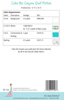 Its Sew Emma Color Me Crayons Quilt Pattern