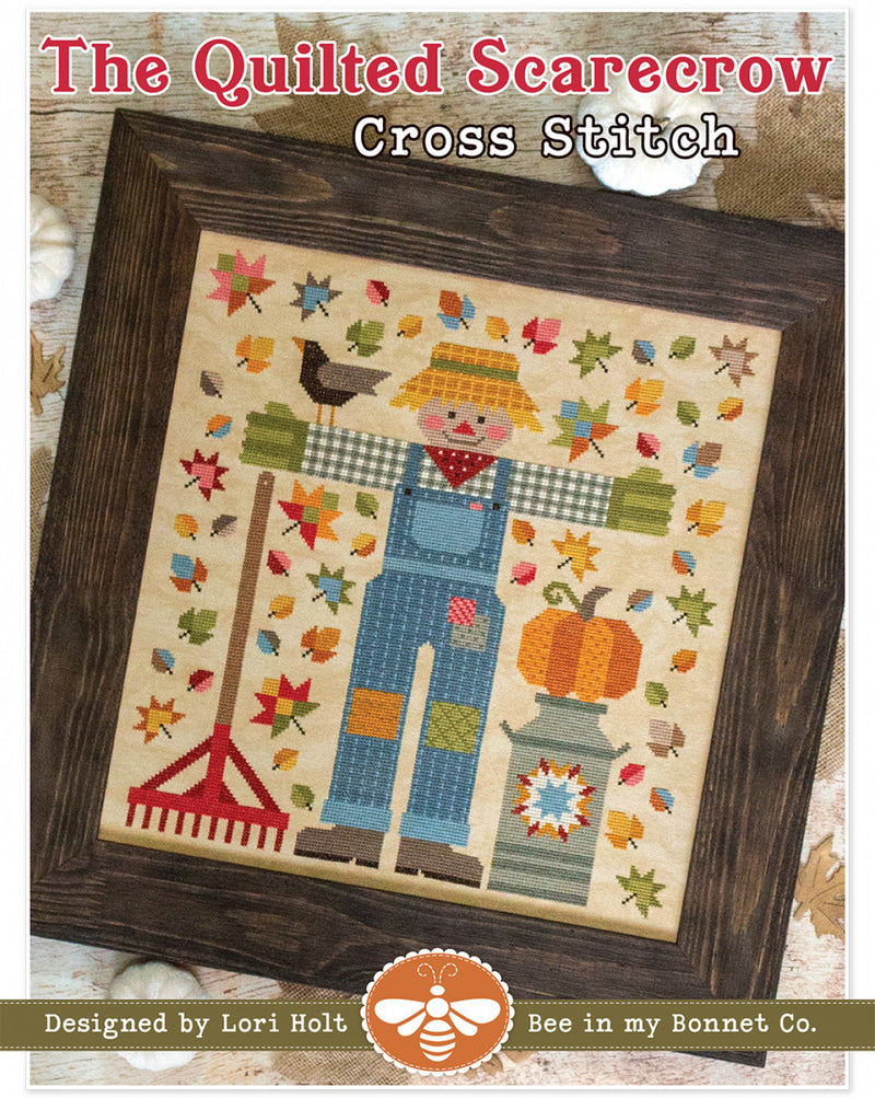 Bee In My Bonnet The Quilted Scarecrow Cross Stitch Pattern