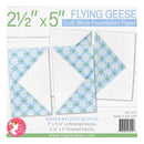 Flying Geese Foundation Paper 2 1/2 Inch x 5 Inch From It's Sew Emma
