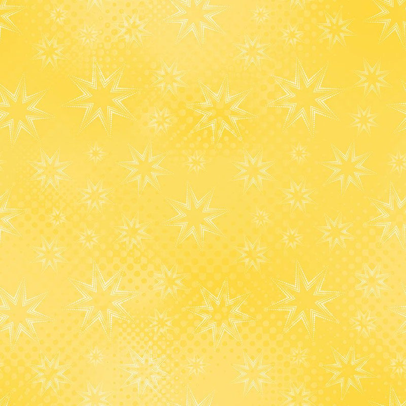 Timeless Treasures Colorstock Dot Dot Stars Pineapple Fabric