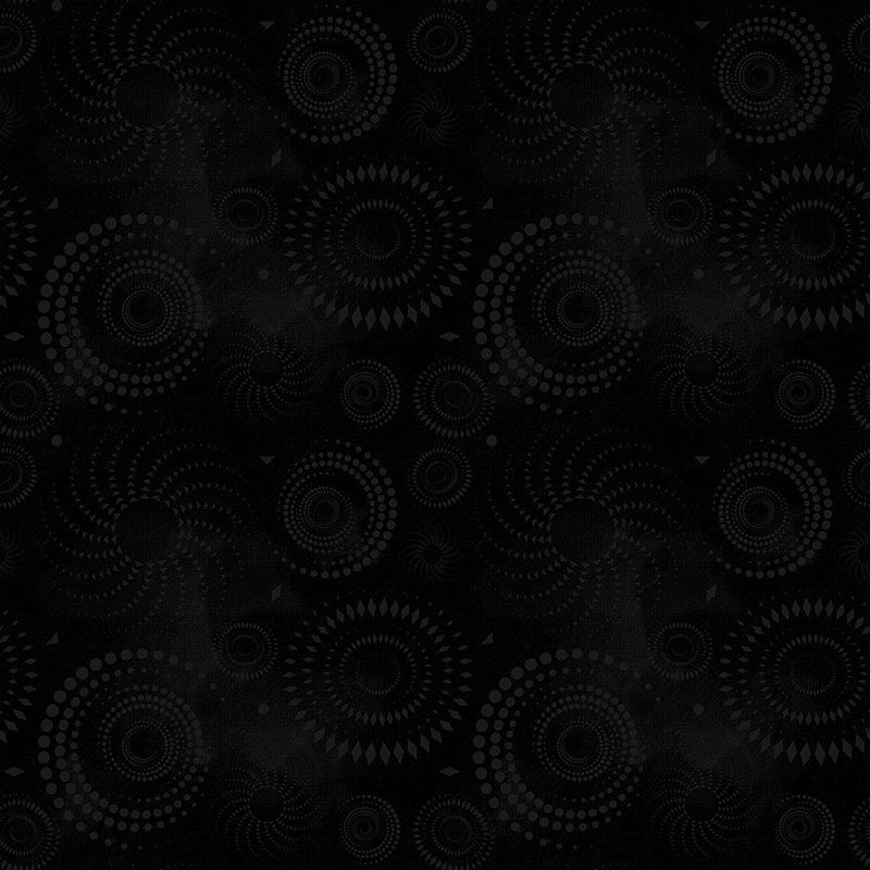 Timeless Treasures Colorstock Dot Dot Goose Black Fabric

