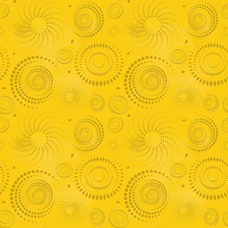 Timeless Treasures Colorstock Dot Dot Goose Sunflower Fabric