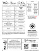 Quiltworx White Swan Salvia Pattern