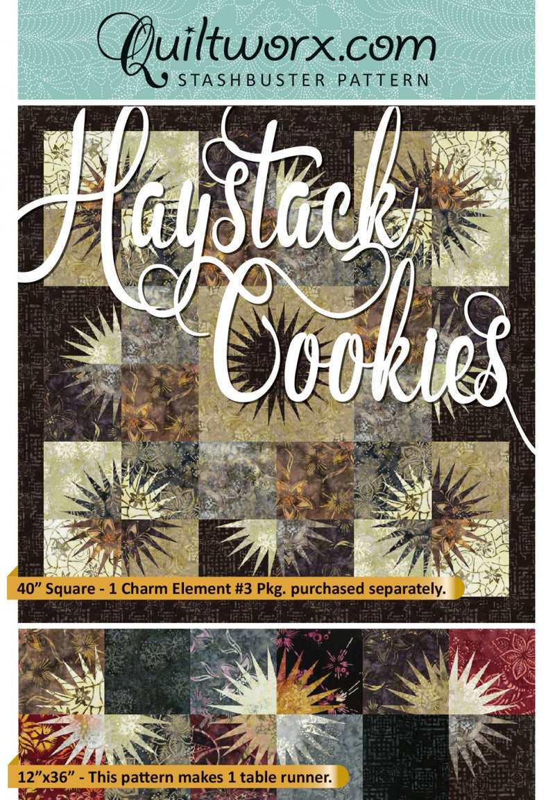 Quiltworx Haystack Cookies Table Topper Pattern