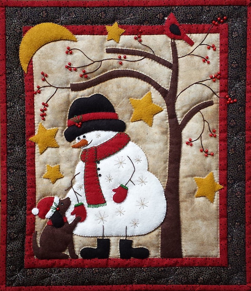 Rachels Of Greenfield Frosty And Friend Wall Quilt Kit