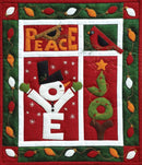 Rachels Of Greenfield Love Joy Peace Wall Quilt Kit
