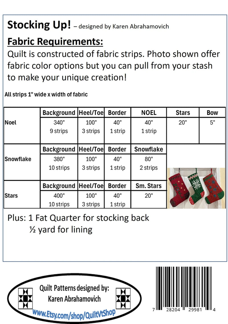 Stocking Up Pattern
