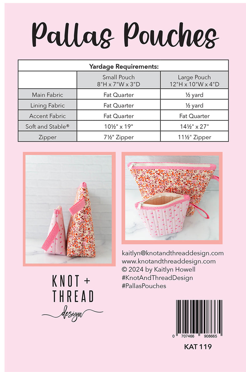 Pallus Pouches Pattern