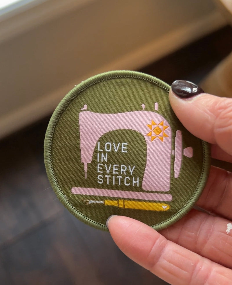 Love in Every Stitch Woven Patch