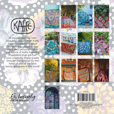 2024 A Year Of Color With Kaffe Fassett Wall Calendar