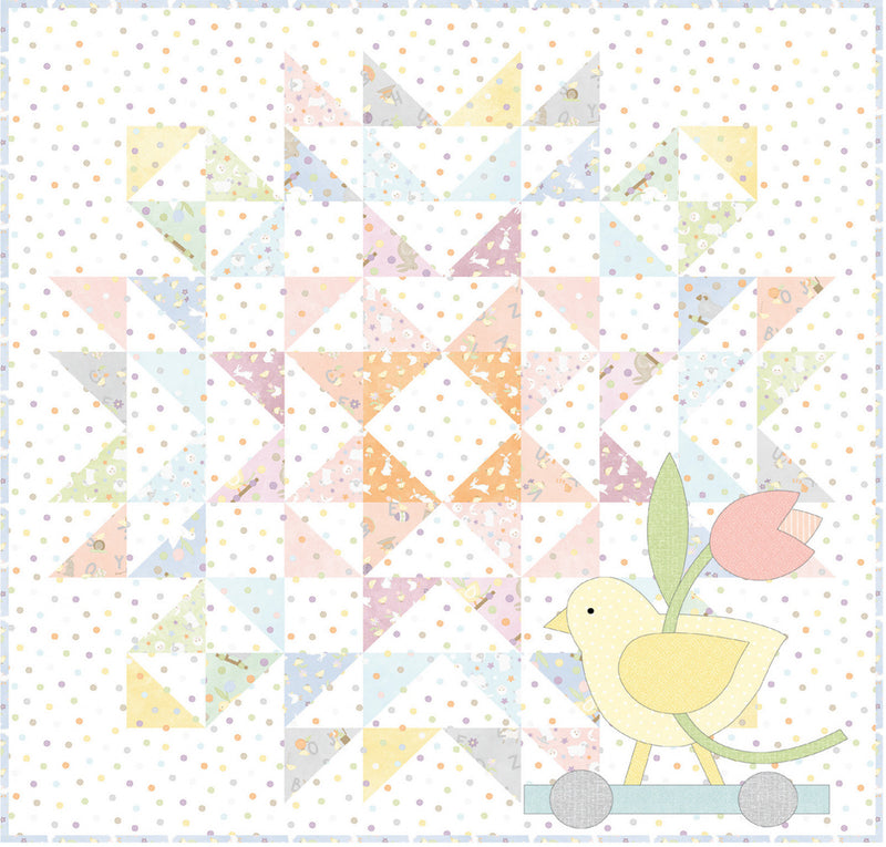 Little Chicks Flannel Quilt Kit