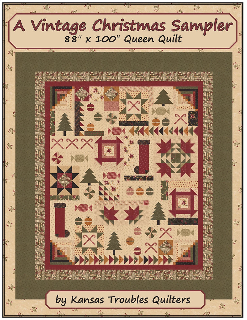 A Vintage Christmas Sampler Quilt Pattern