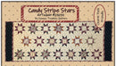 Kansas Troubles Quilters Candy Stripe Stars Table Runner Pattern