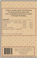 Kansas Troubles Quilters Candy Stripe Stars Table Runner Pattern