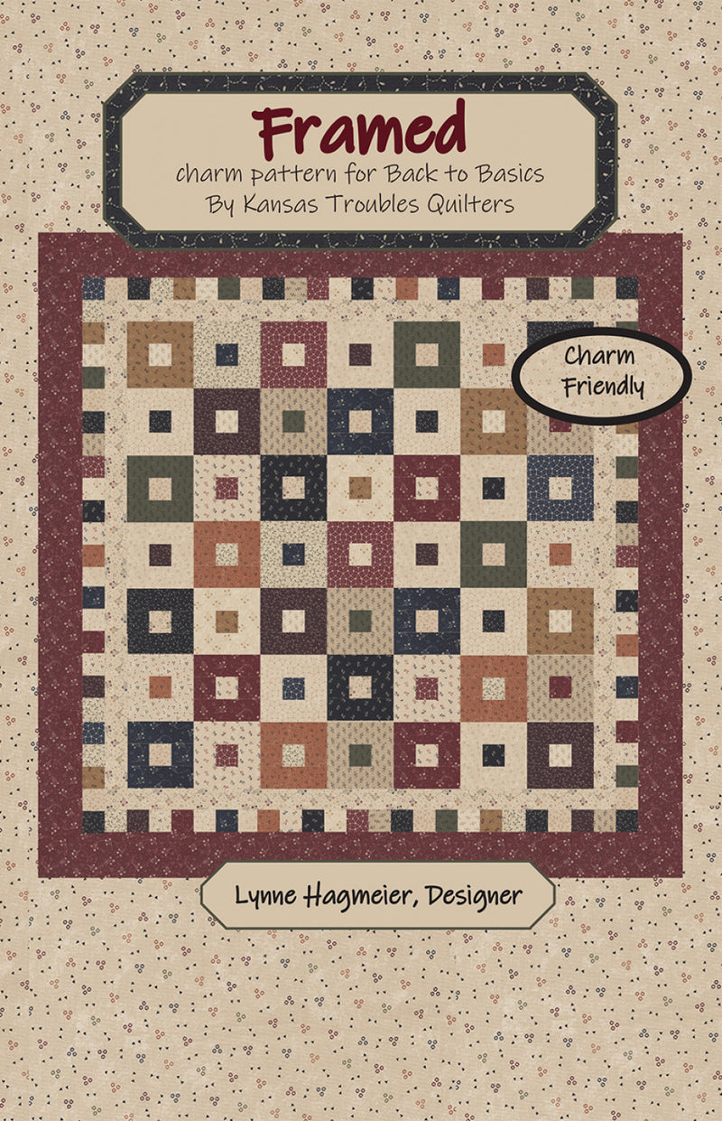 Kansas Troubles Quilters Framed Quilt Pattern