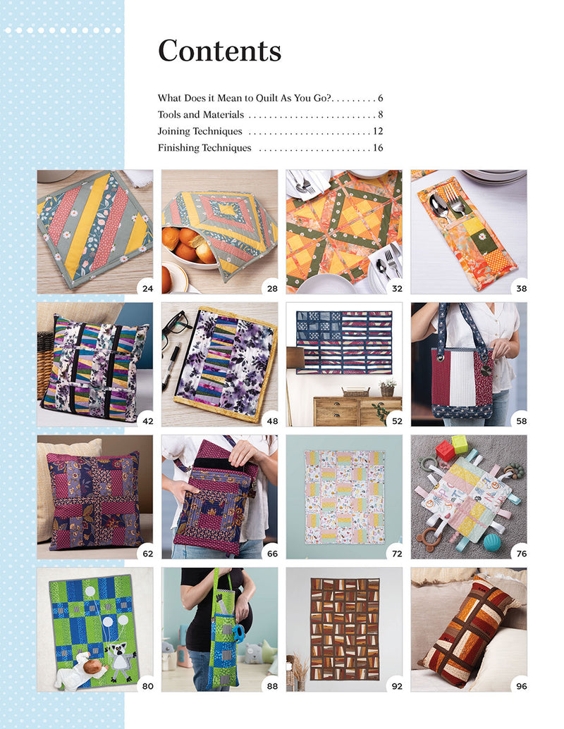 Piece And Quilt As You Go Book