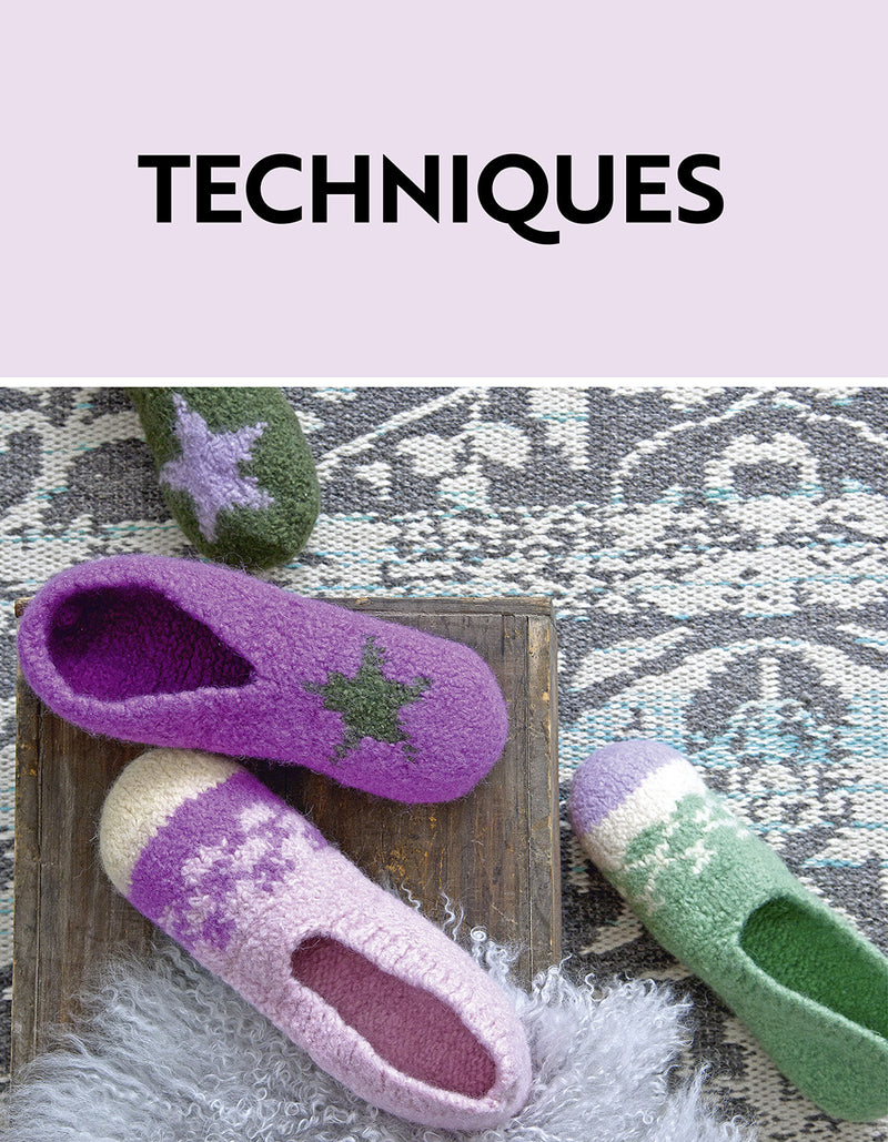 Knitting And Felting Slippers