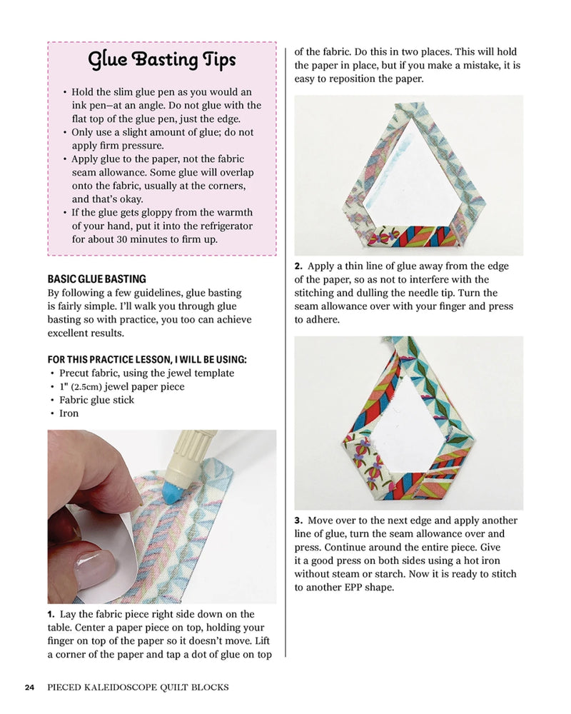 Pieced Kaleidoscope Quilt Blocks