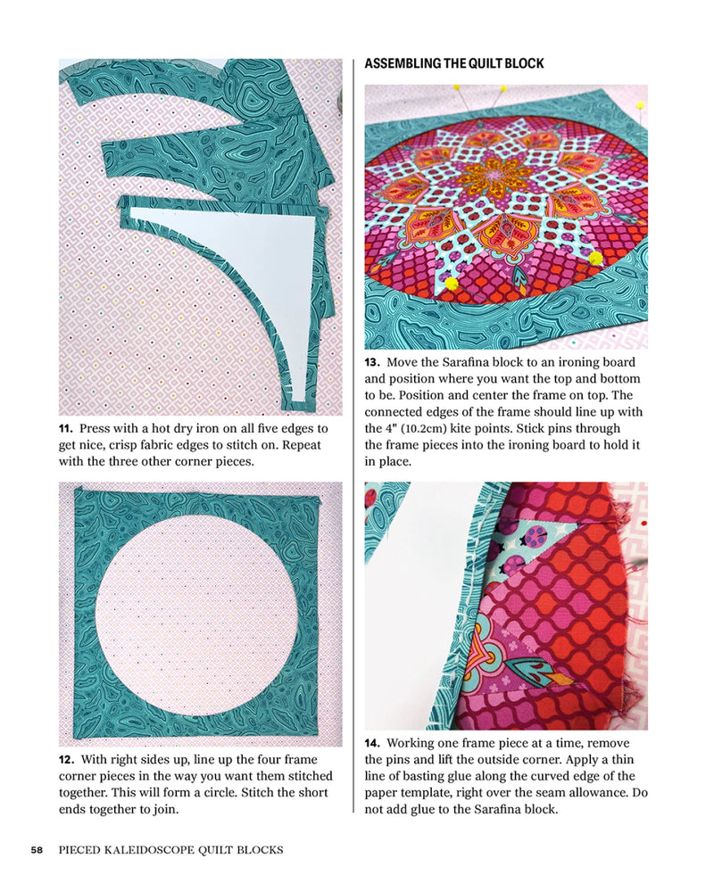 Pieced Kaleidoscope Quilt Blocks