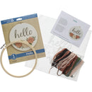 Leisure Arts Hello Embroidery Kit