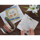 Leisure Arts Hello Embroidery Kit