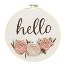 Leisure Arts Hello Embroidery Kit