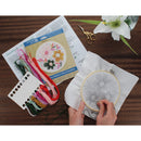 Leisure Arts Fancy Flowers Embroidery Kit
