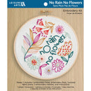 Leisure Arts No Rain No Flowers Embroidery Kit