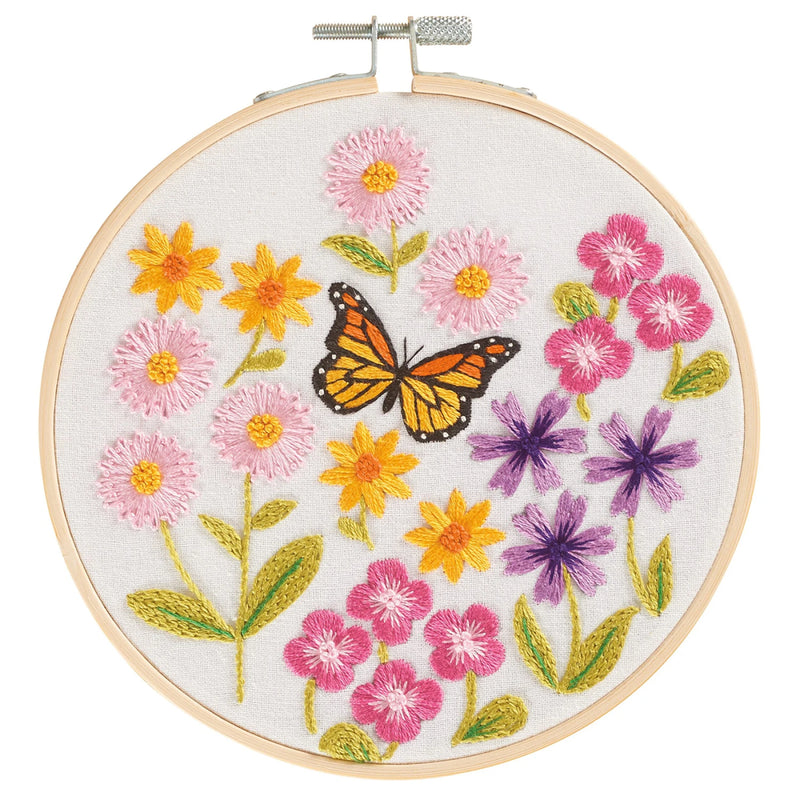 Leisure Arts Butterfly Scatter Embroidery Kit