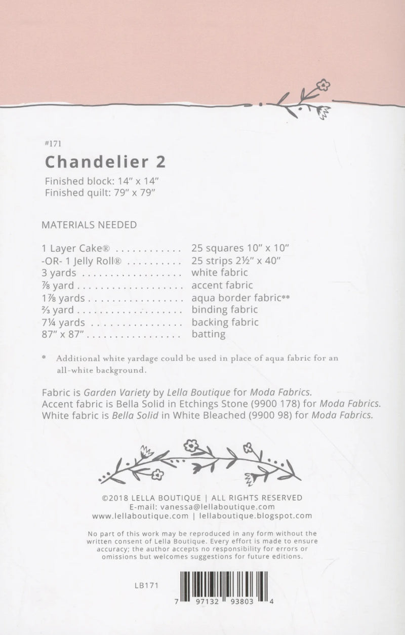 Chandelier 2 Quilt Pattern