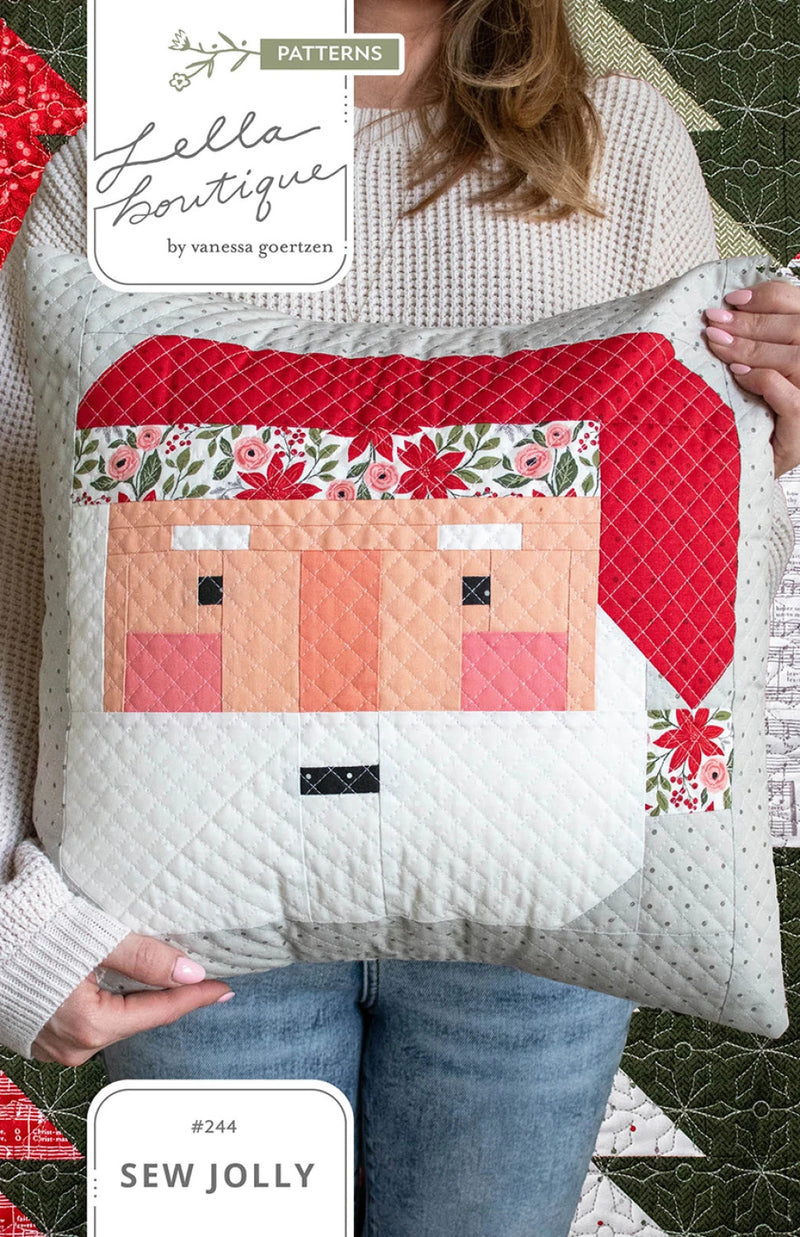 Lella Boutique Sew Jolly Pillow  Pattern