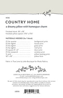Country Home Pillow Pattern
