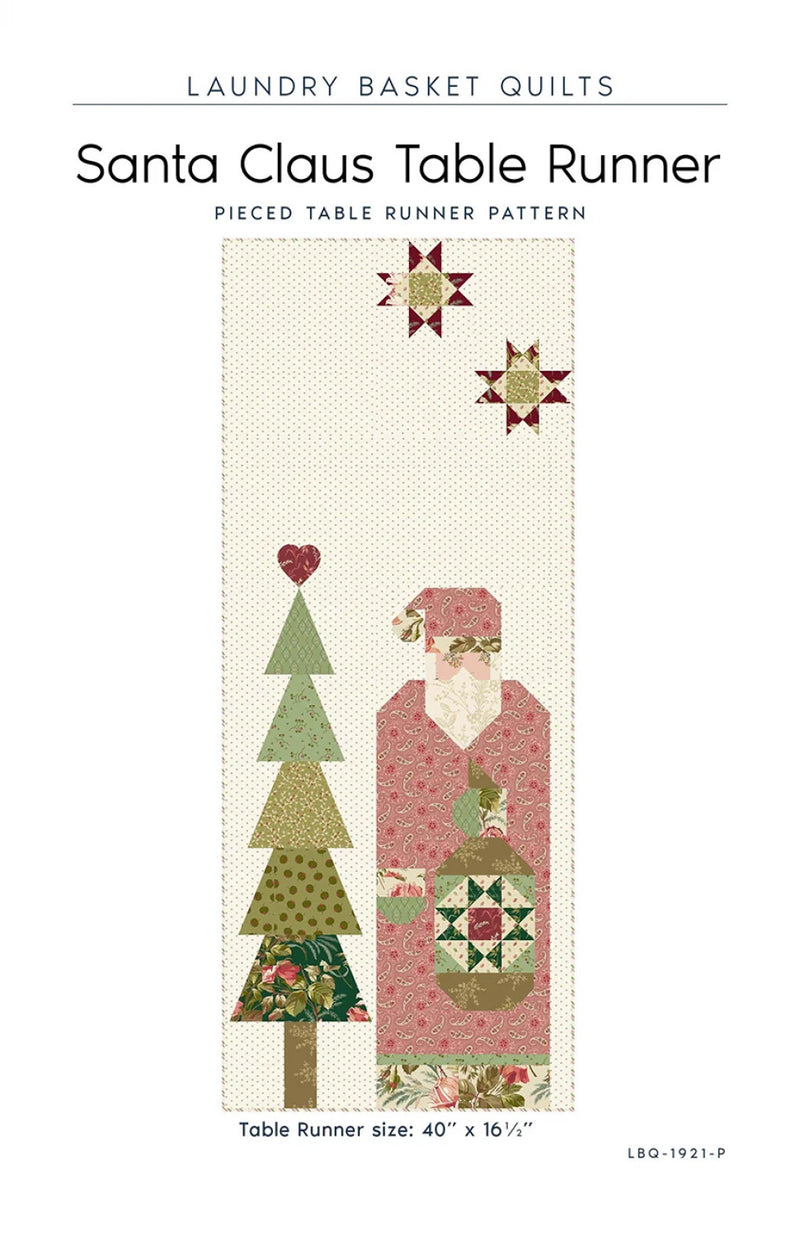 Santa Claus Table Runner Pattern